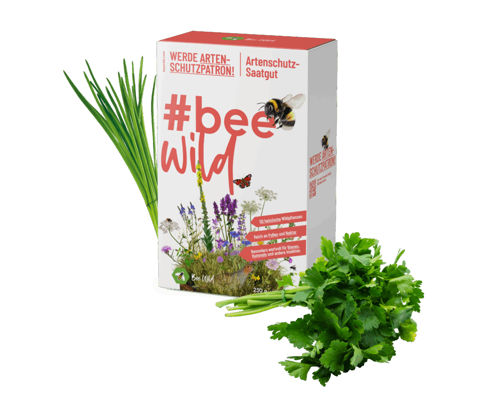 Bio-Kräuter und BeeWild Wildpflanzenmischung