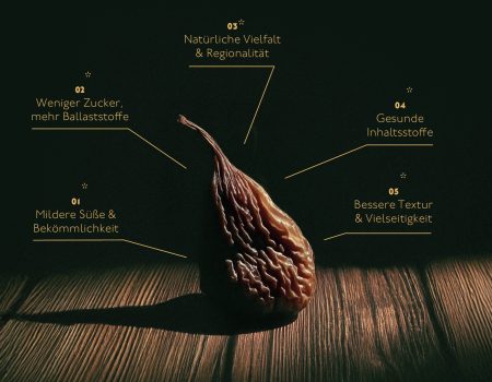 Dörrbirne mit ihren Eigenschaften